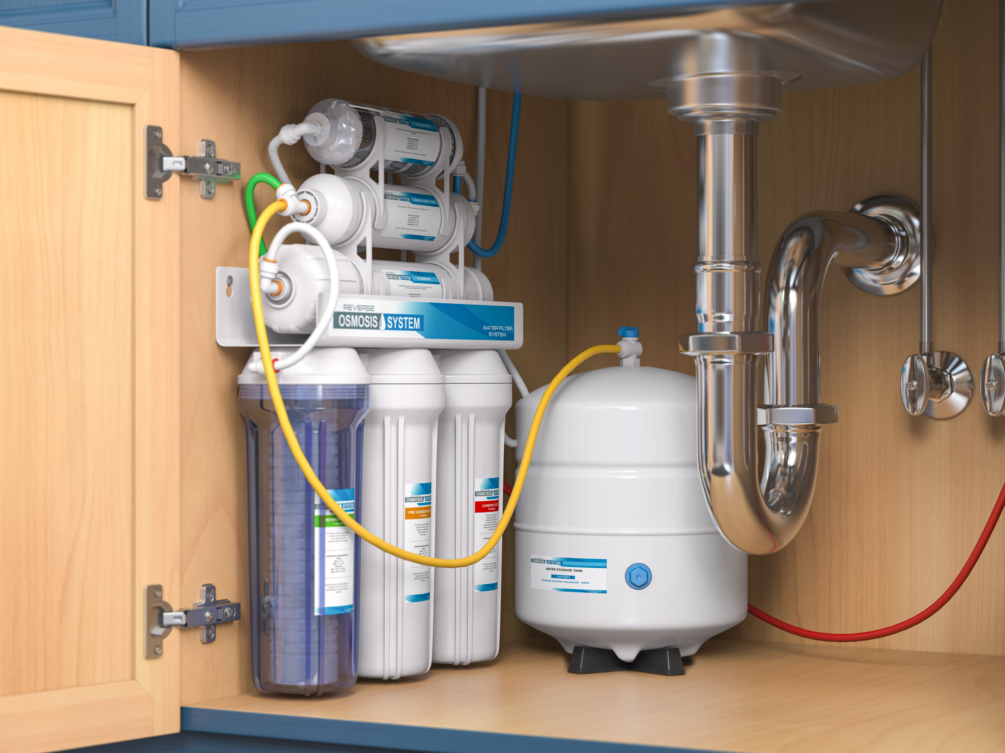 Professional plumbing work